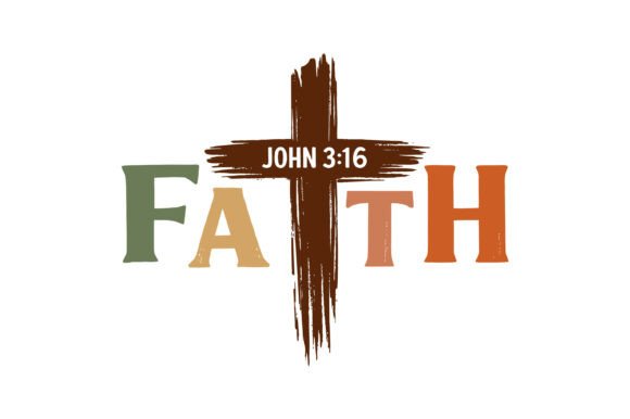 Faith Christian Cross John 316 Graphics and T-Shirt Designs