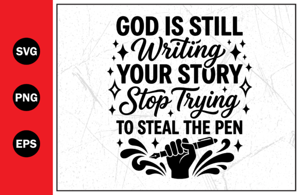God Story Faith Christian SVG: Graphics & T-Shirt Designs