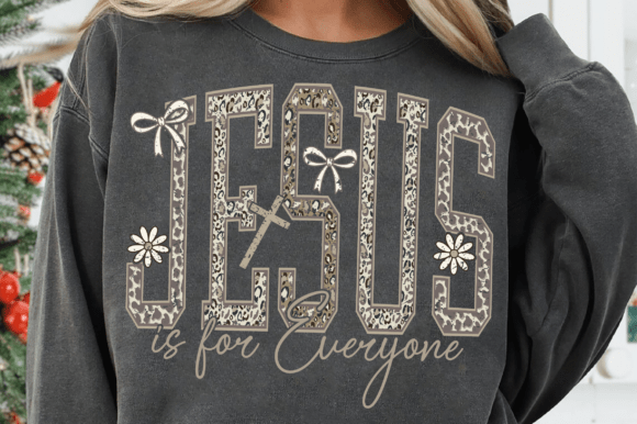 Jesus is for Everyone Camo Christian SVG