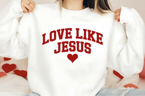 Love Like Jesus PNG for Branding Graphics & T-Shirt Designs