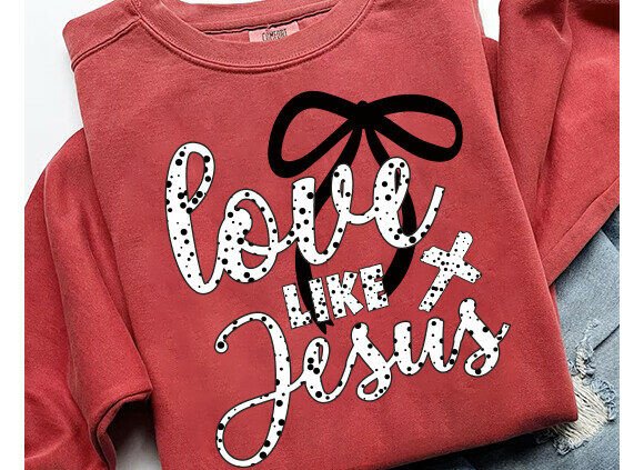 Love Like Jesus PNG: T-Shirt & Brand Graphics