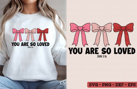 Loved Christian Valentine s Day Graphics T Shirt Designs
