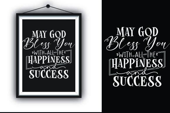 MAY GOD BLESS YOU Christian T-shirt Designs & Graphics